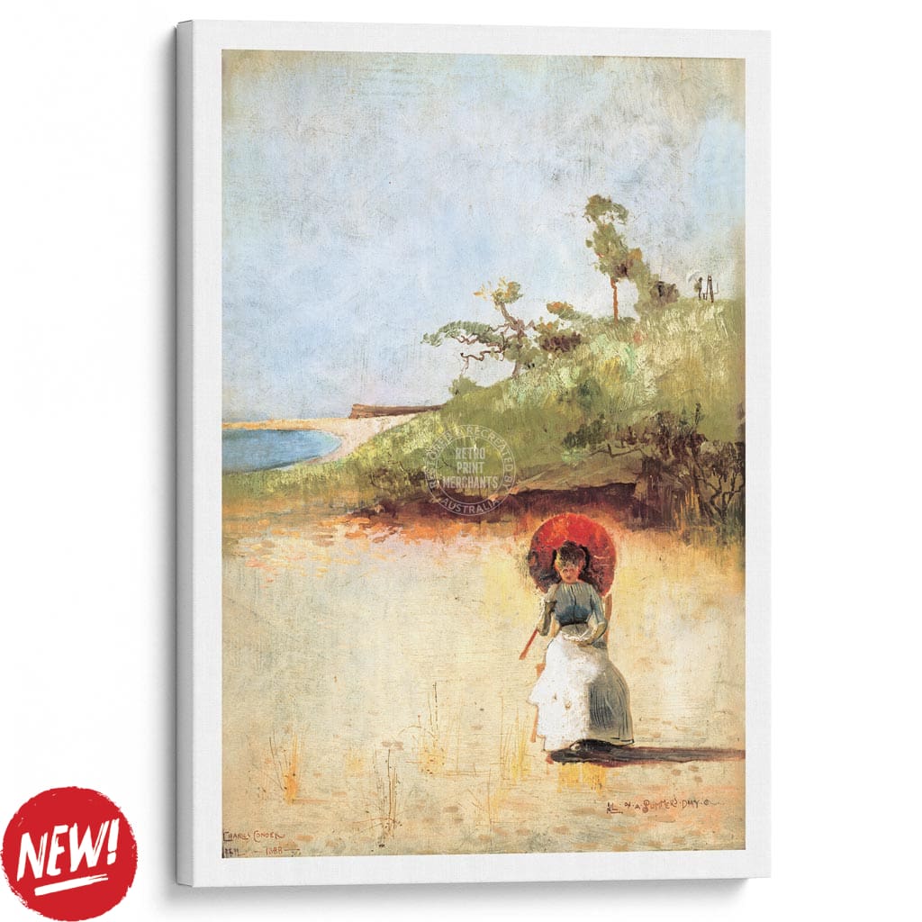 All On A Summer’s Day | Australia A3 297 X 420Mm 11.7 16.5 Inches / Stretched Canvas Print Art