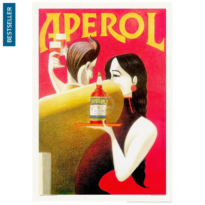 Aperol 1990 | Italy 422Mm X 295Mm 16.6 11.6 A3 / Unframed Print Art