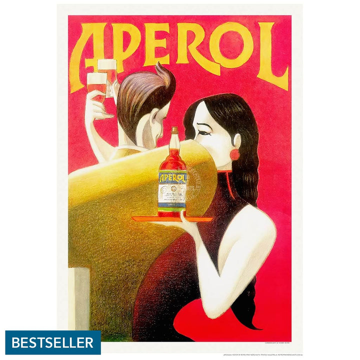 Aperol 1990 | Italy 422Mm X 295Mm 16.6 11.6 A3 / Unframed Print Art