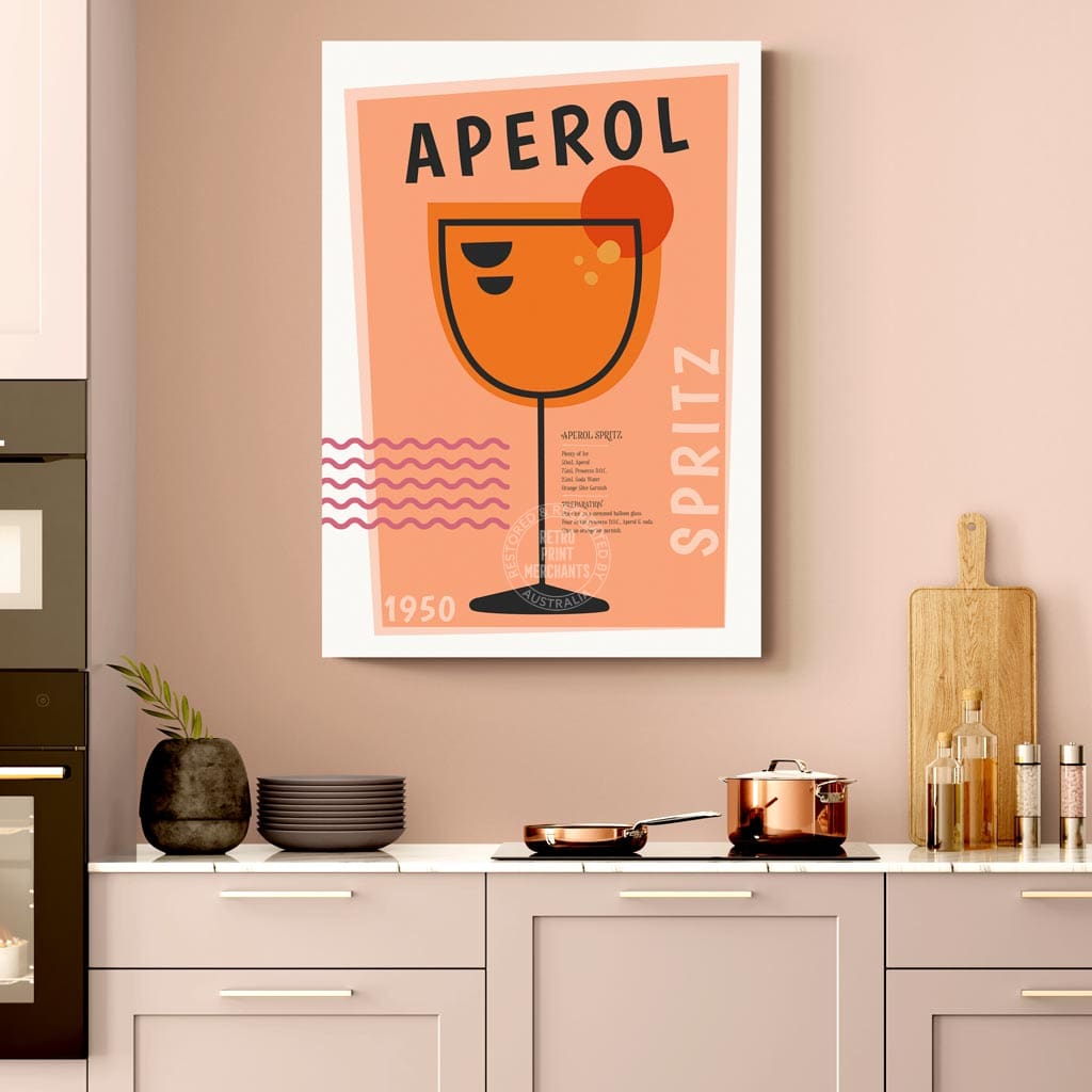 Aperol Spritz Cocktail | Worldwide Print Art