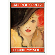 Aperol Spritz: Found My Soul | Worldwide A4 210 X 297Mm 8.3 11.7 Inches / Unframed Print Art