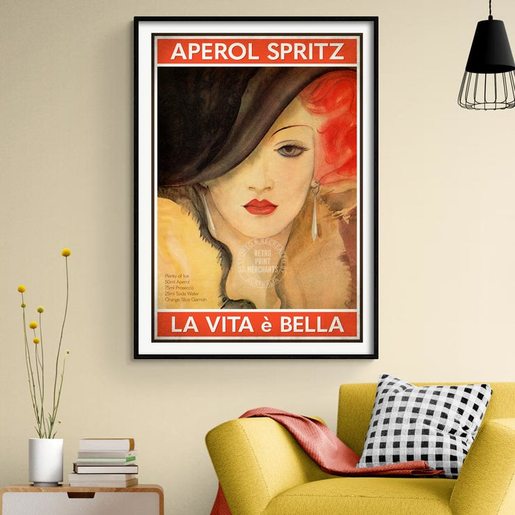 Aperol Spritz: La Vita E Bella | Worldwide Print Art