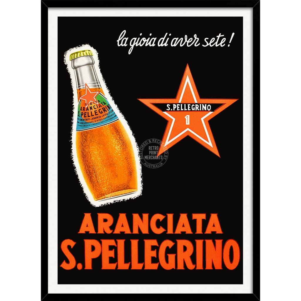 Aranciata San Pellegrino | Italy Print Art