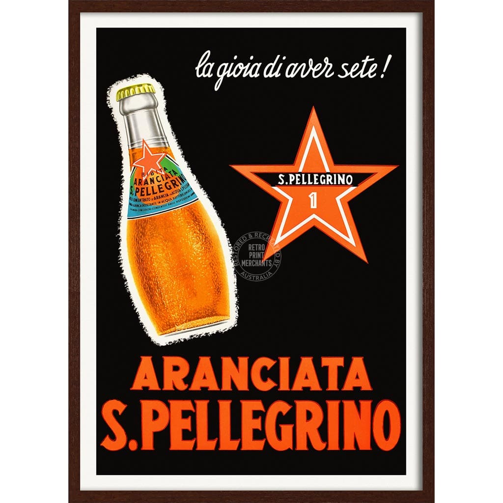 Aranciata San Pellegrino | Italy Print Art
