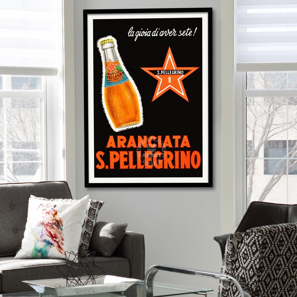 Aranciata San Pellegrino | Italy Print Art