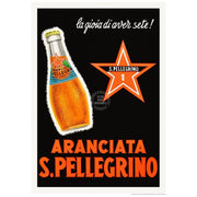 Aranciata San Pellegrino | Italy 422Mm X 295Mm 16.6 11.6 A3 / Unframed Print Art