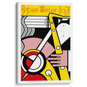 Aspen Winter Jazz | Usa A3 297 X 420Mm 11.7 16.5 Inches / Stretched Canvas Print Art