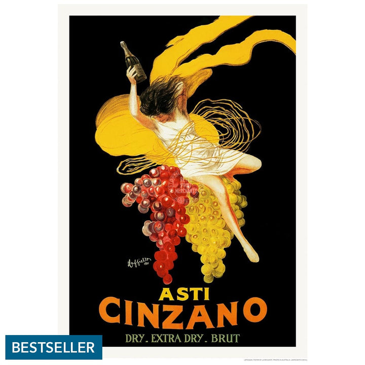 Asti Cinzano | Italy A3 297 X 420Mm 11.7 16.5 Inches / Unframed Print Art