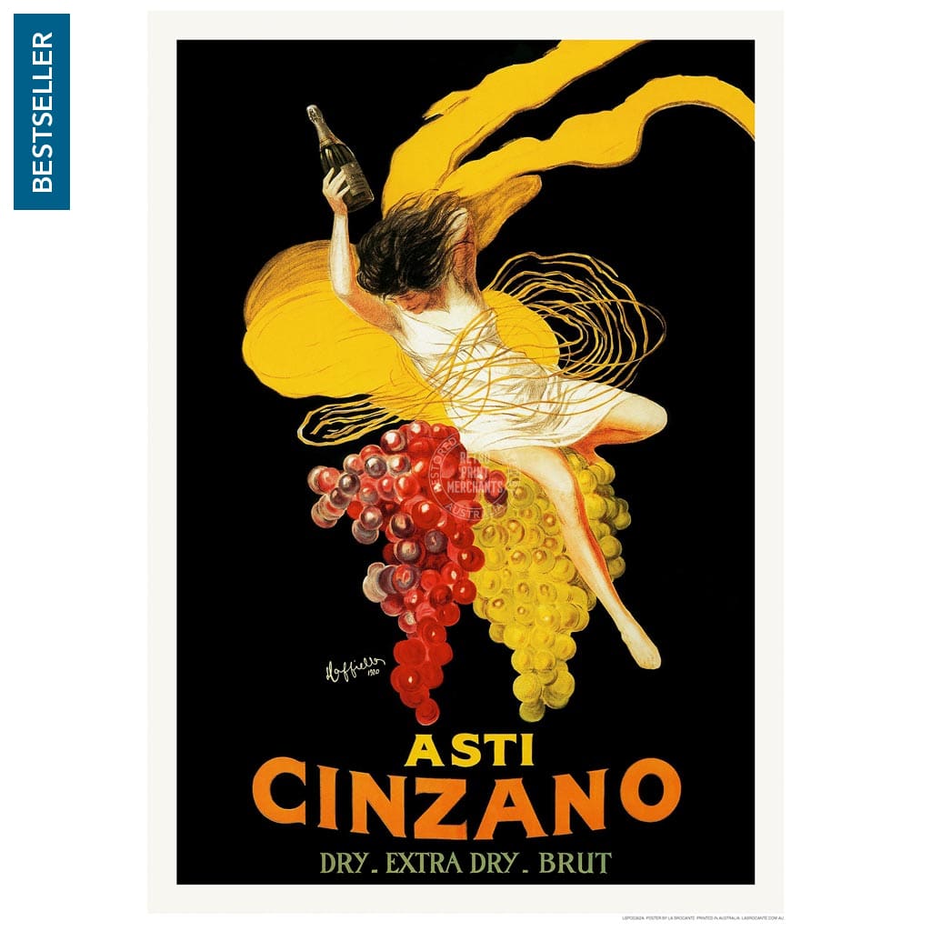 Asti Cinzano | Italy A3 297 X 420Mm 11.7 16.5 Inches / Unframed Print Art