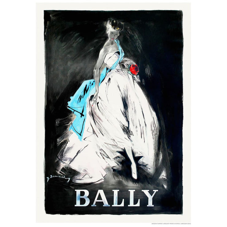 Bally Elegance | Switzerland A3 297 X 420Mm 11.7 16.5 Inches / Unframed Print Art