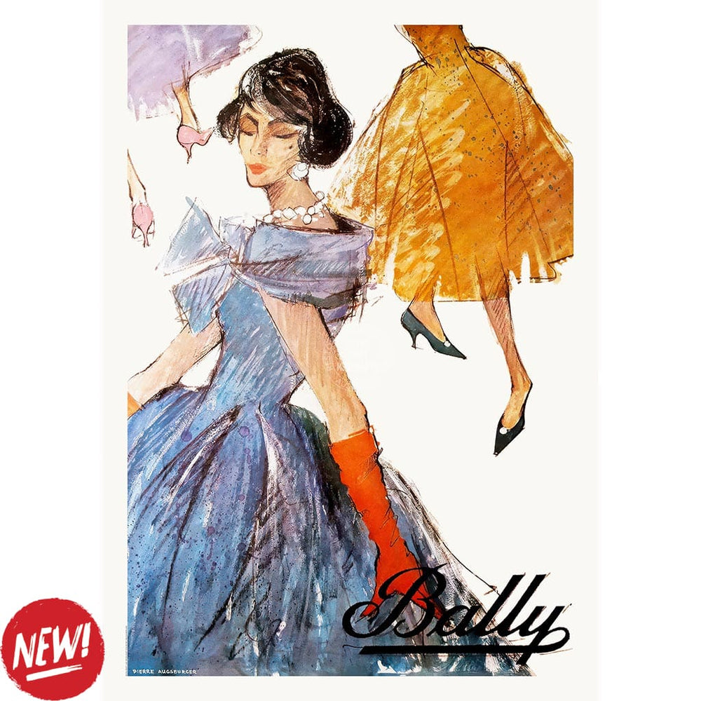 Bally Women 1957 | Switzerland Print Art