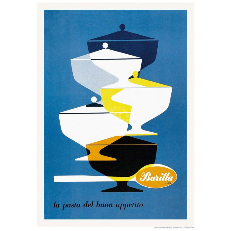 Barilla 1952 | Italy 422Mm X 295Mm 16.6 11.6 A3 / Unframed Print Art