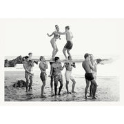Beach Party | Usa A4 210 X 297Mm 8.3 11.7 Inches / Unframed Print Art