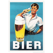 Beer For Him | Germany 422Mm X 295Mm 16.6 11.6 A3 / Unframed Print Art