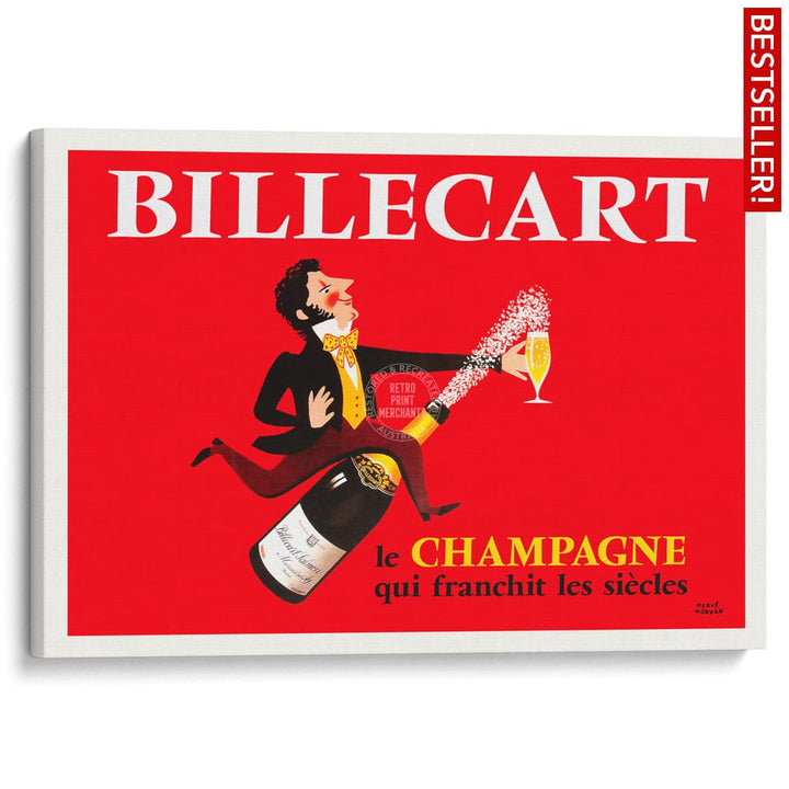 Billecart Champagne | France A4 210 X 297Mm 8.3 11.7 Inches / Stretched Canvas Print Art