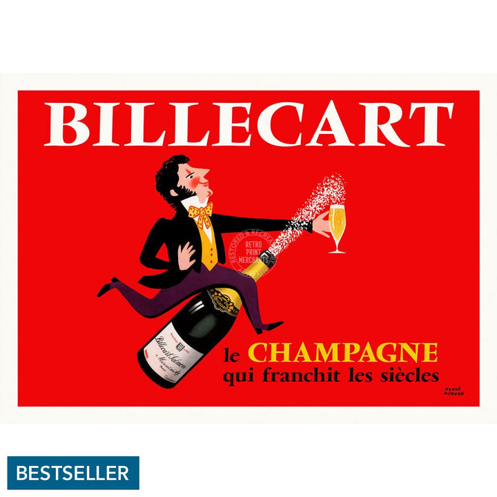 Billecart Champagne | France A4 210 X 297Mm 8.3 11.7 Inches / Unframed Print Art