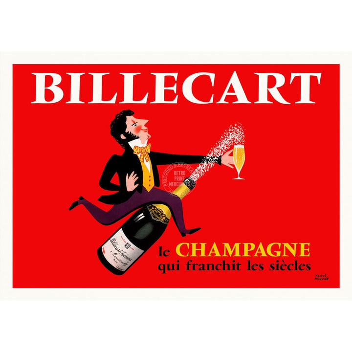 Billecart Champagne | France A4 210 X 297Mm 8.3 11.7 Inches / Unframed Print Art