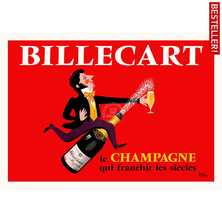 Billecart Champagne | France A4 210 X 297Mm 8.3 11.7 Inches / Unframed Print Art