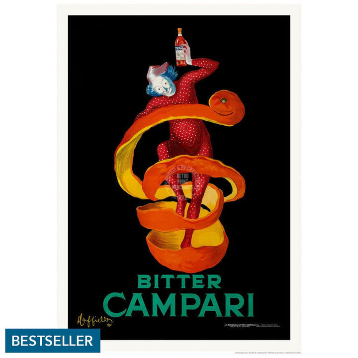 Bitter Campari | Italy A3 297 X 420Mm 11.7 16.5 Inches / Unframed Print Art