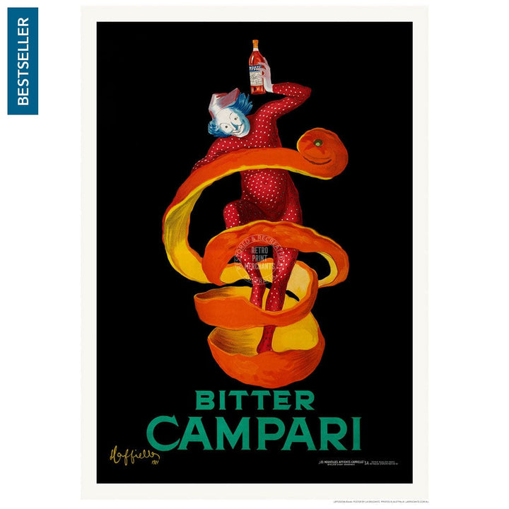 Bitter Campari | Italy A3 297 X 420Mm 11.7 16.5 Inches / Unframed Print Art