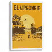 Blairgowrie Surf Rock Pools Yellow | Australia Print Art