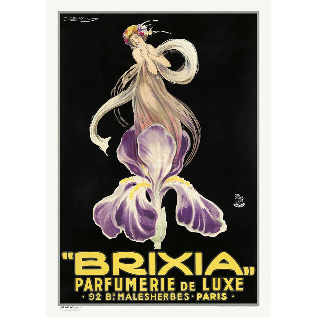 Brixia Parfumerie | France A4 210 X 297Mm 8.3 11.7 Inches / Unframed Print Art