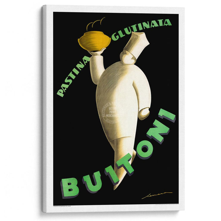 Buitoni Pasta | Italy A3 297 X 420Mm 11.7 16.5 Inches / Stretched Canvas Print Art