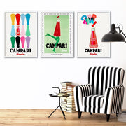 Campari Colourful Letters | Italy Print Art