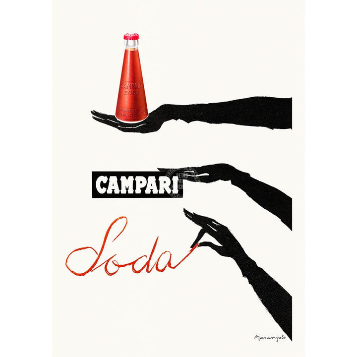 Campari Hands 1960S | Italy Print Art