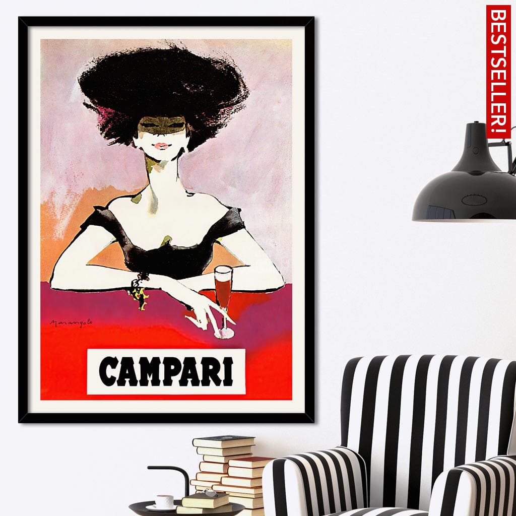 Campari Woman 1960S | Italy Print Art
