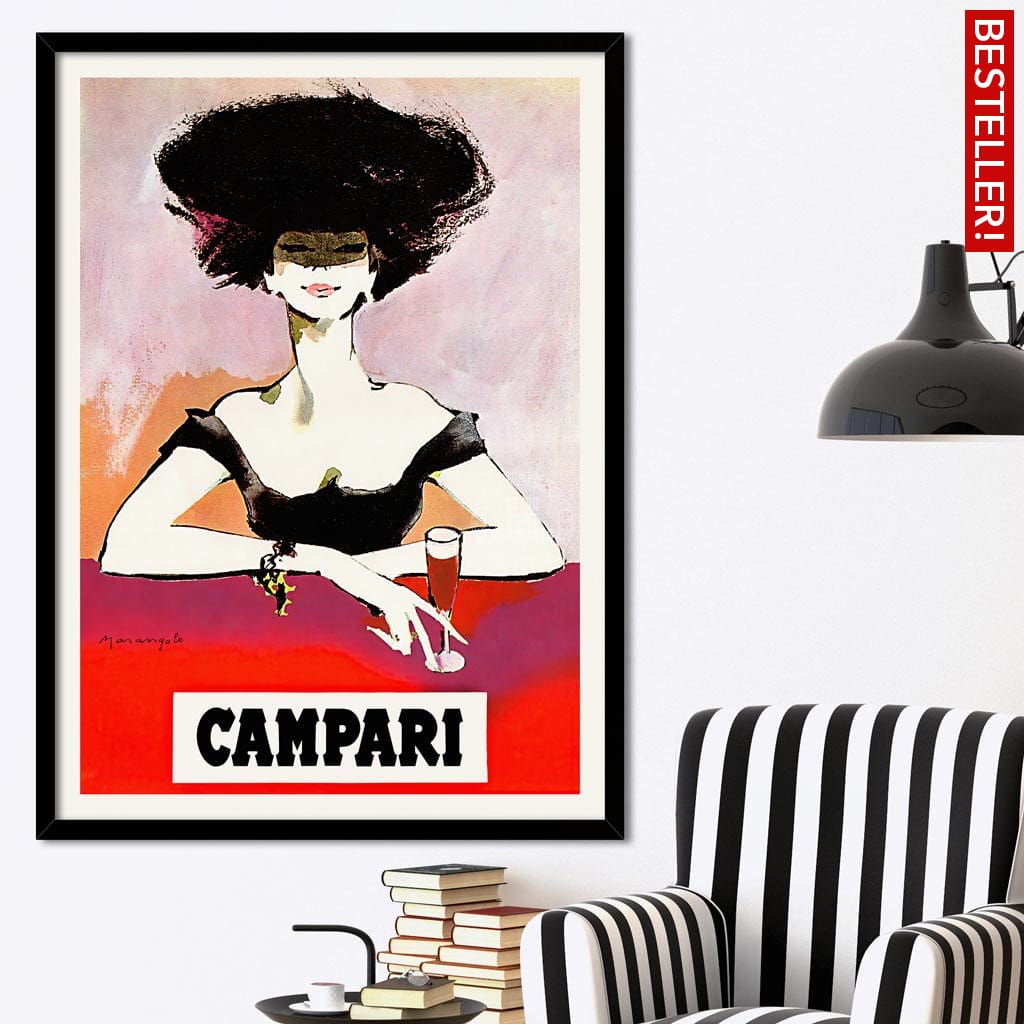 Campari Woman 1960S | Italy Print Art