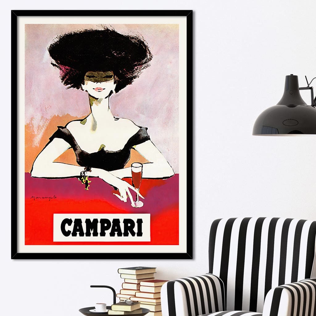 Campari Woman 1960S | Italy Print Art