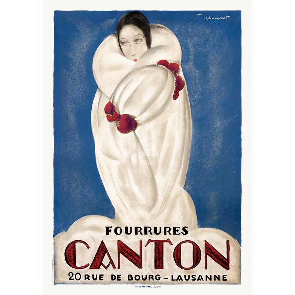 Canton Fourrures | Switzerland Print Art