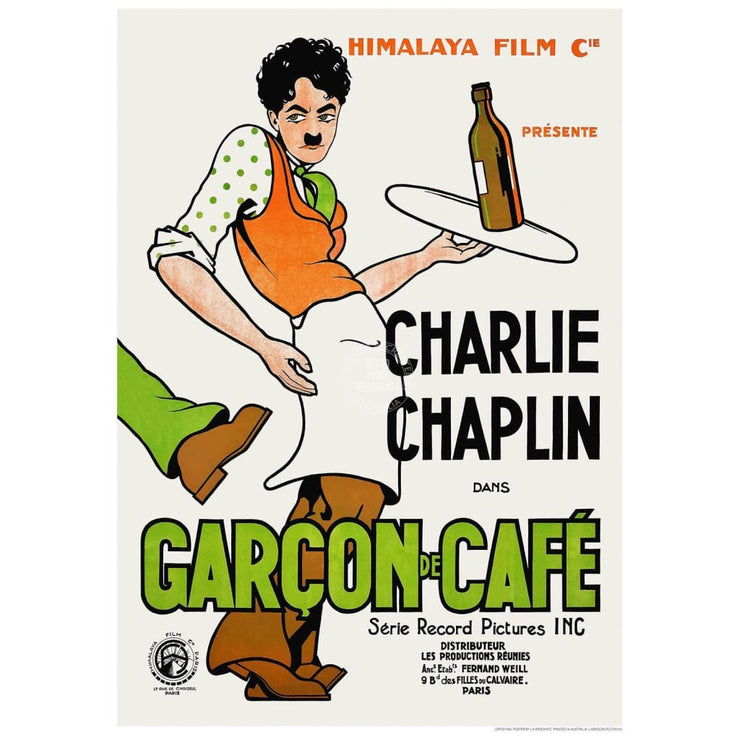 Charlie Chaplin | France 422Mm X 295Mm 16.6 11.6 A3 / Unframed Print Art
