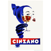 Cinzano Woman 1955 | Italy 422Mm X 295Mm 16.6 11.6 A3 / Unframed Print Art