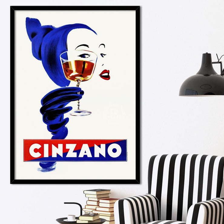 Cinzano Woman 1955 | Italy Print Art