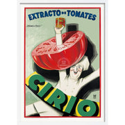 Cirio Tomato Extract 1930 | Spain A4 210 X 297Mm 8.3 11.7 Inches / Framed Print: White Timber Print