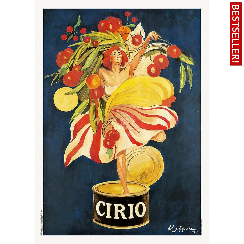 Cirio Tomatoes 1921 | France & Italy A3 297 X 420Mm 11.7 16.5 Inches / Unframed Print Art