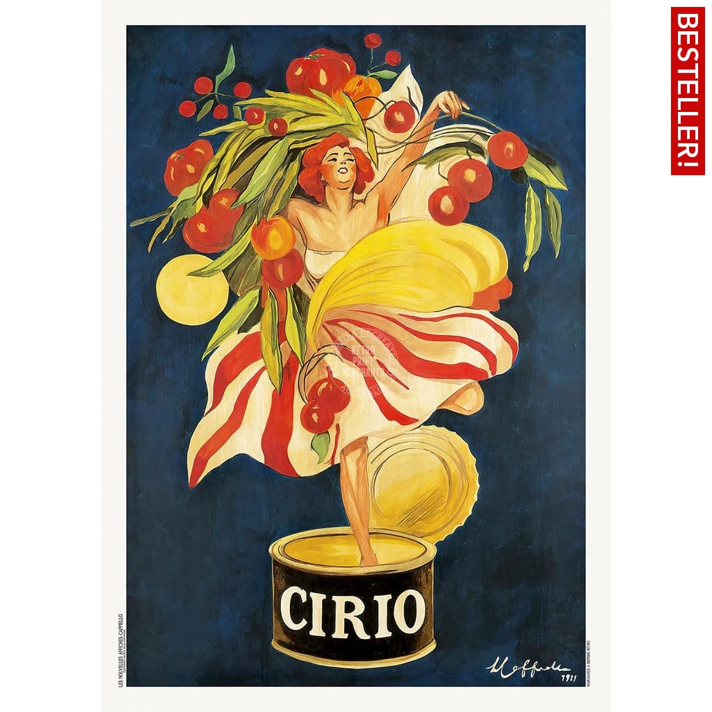 Cirio Tomatoes 1921 | France & Italy A3 297 X 420Mm 11.7 16.5 Inches / Unframed Print Art