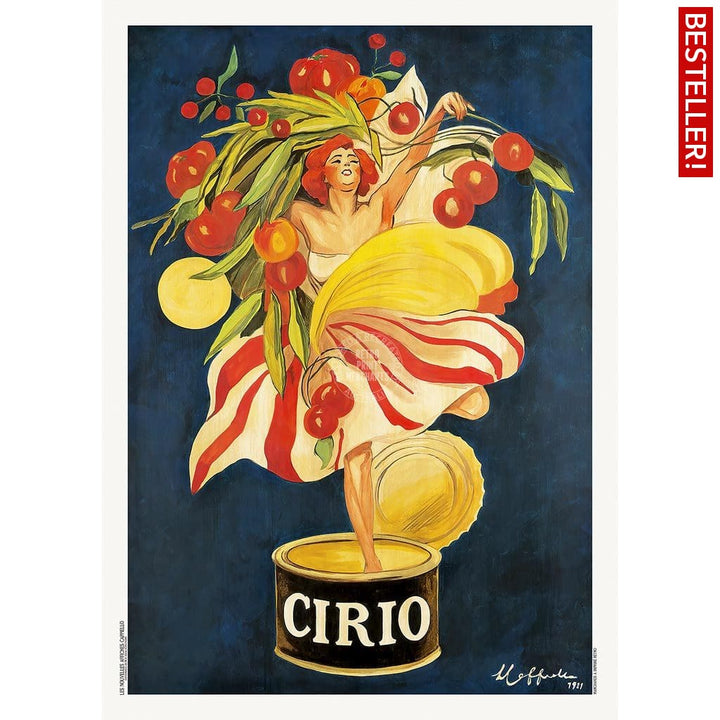 Cirio Tomatoes 1921 | France & Italy A3 297 X 420Mm 11.7 16.5 Inches / Unframed Print Art