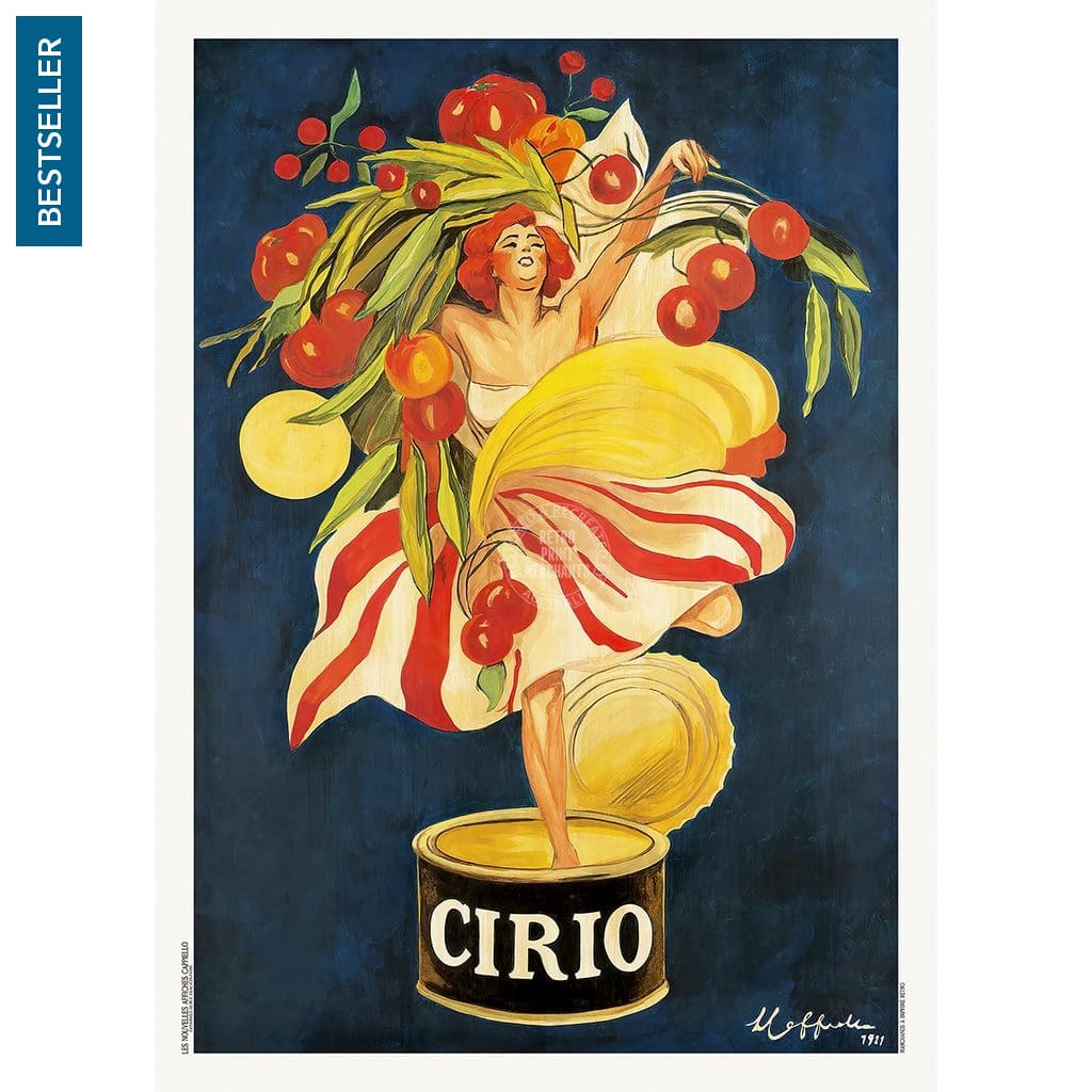 Cirio Tomatoes 1921 | France & Italy A3 297 X 420Mm 11.7 16.5 Inches / Unframed Print Art
