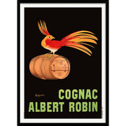 Cognac Albert Robin 1906 | France A3 297 X 420Mm 11.7 16.5 Inches / Framed Print - Black Timber Art