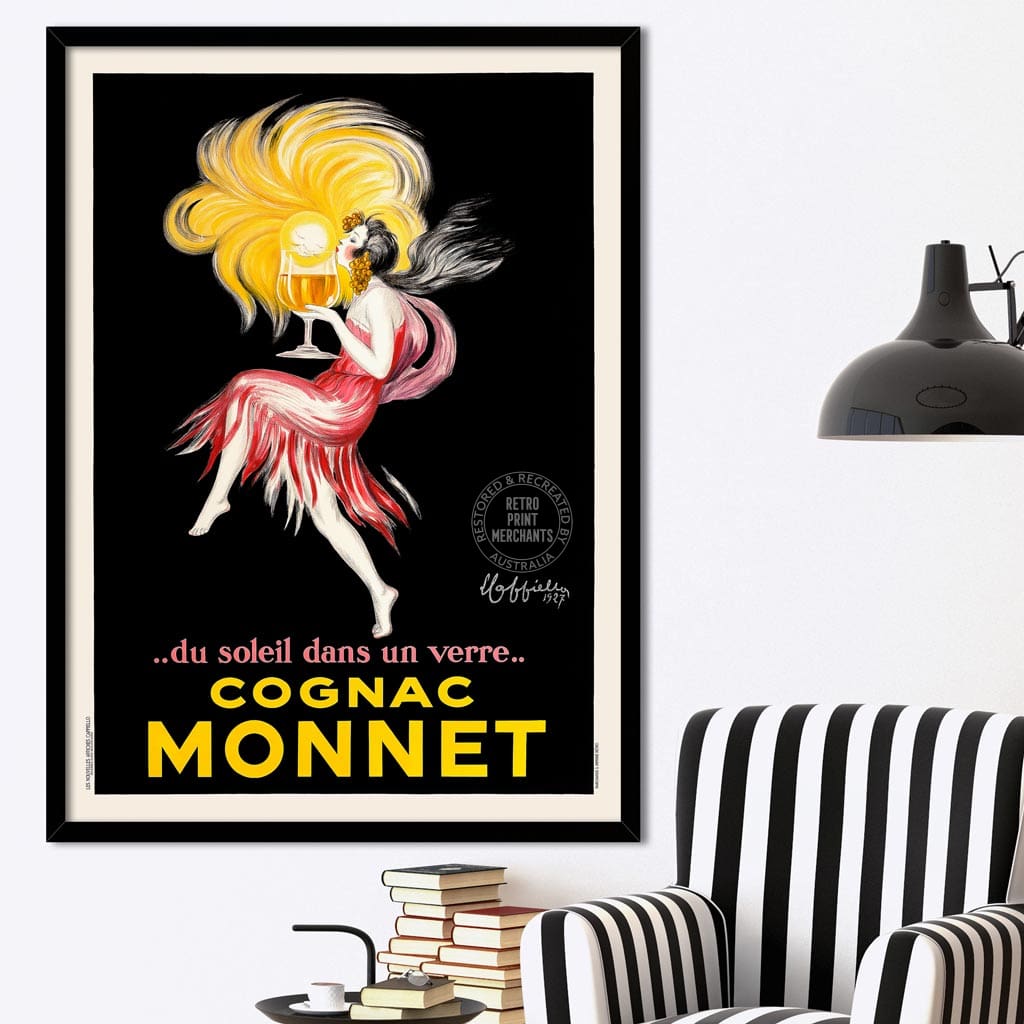 Cognac Monnet 1927 | France Print Art