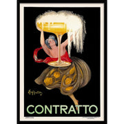 Contratto 1922 | Italy 422Mm X 295Mm 16.6 11.6 A3 / Black Print Art