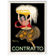 Contratto 1922 | Italy 422Mm X 295Mm 16.6 11.6 A3 / White Print Art