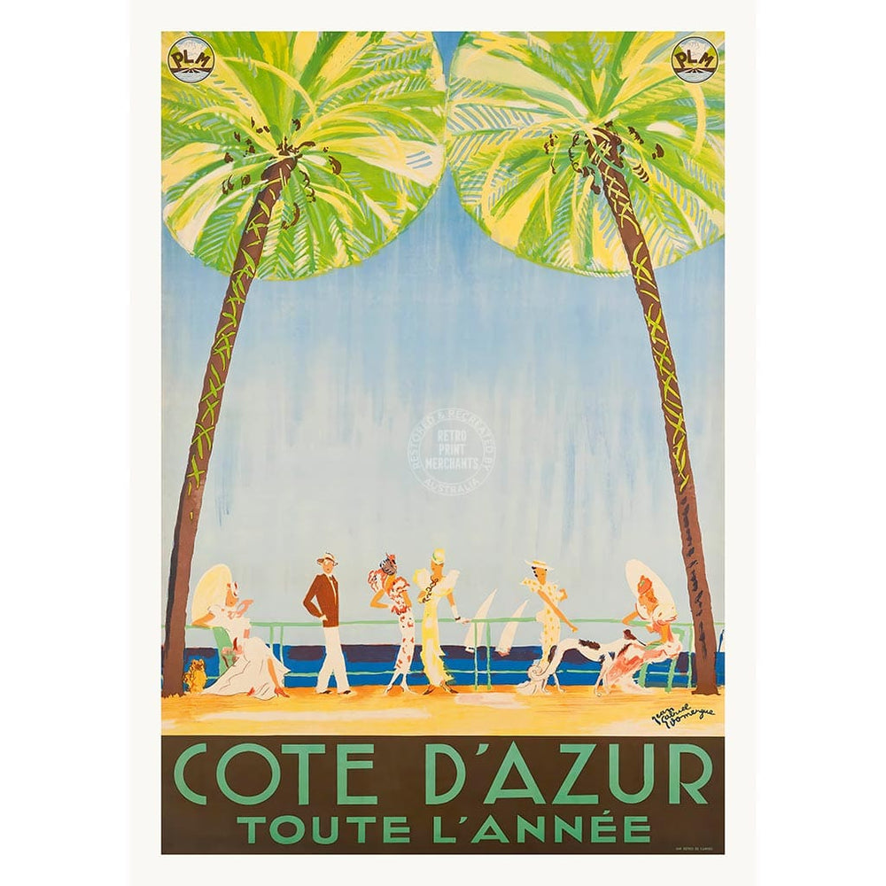 Cote D’azur | France Print Art