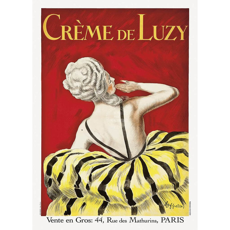 Créme De Luzy 1919 | France A3 297 X 420Mm 11.7 16.5 Inches / Unframed Print Art