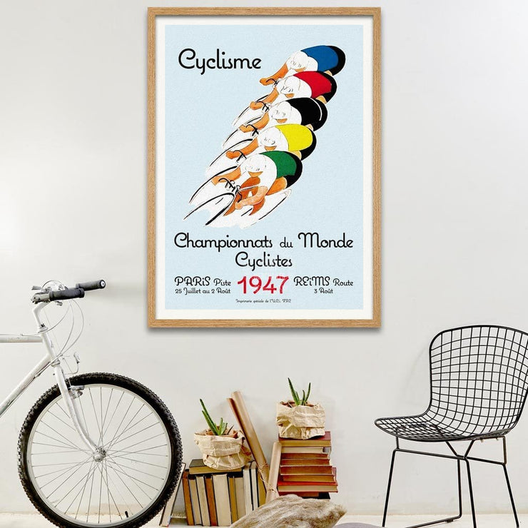Cyclisme 1947 | France Print Art