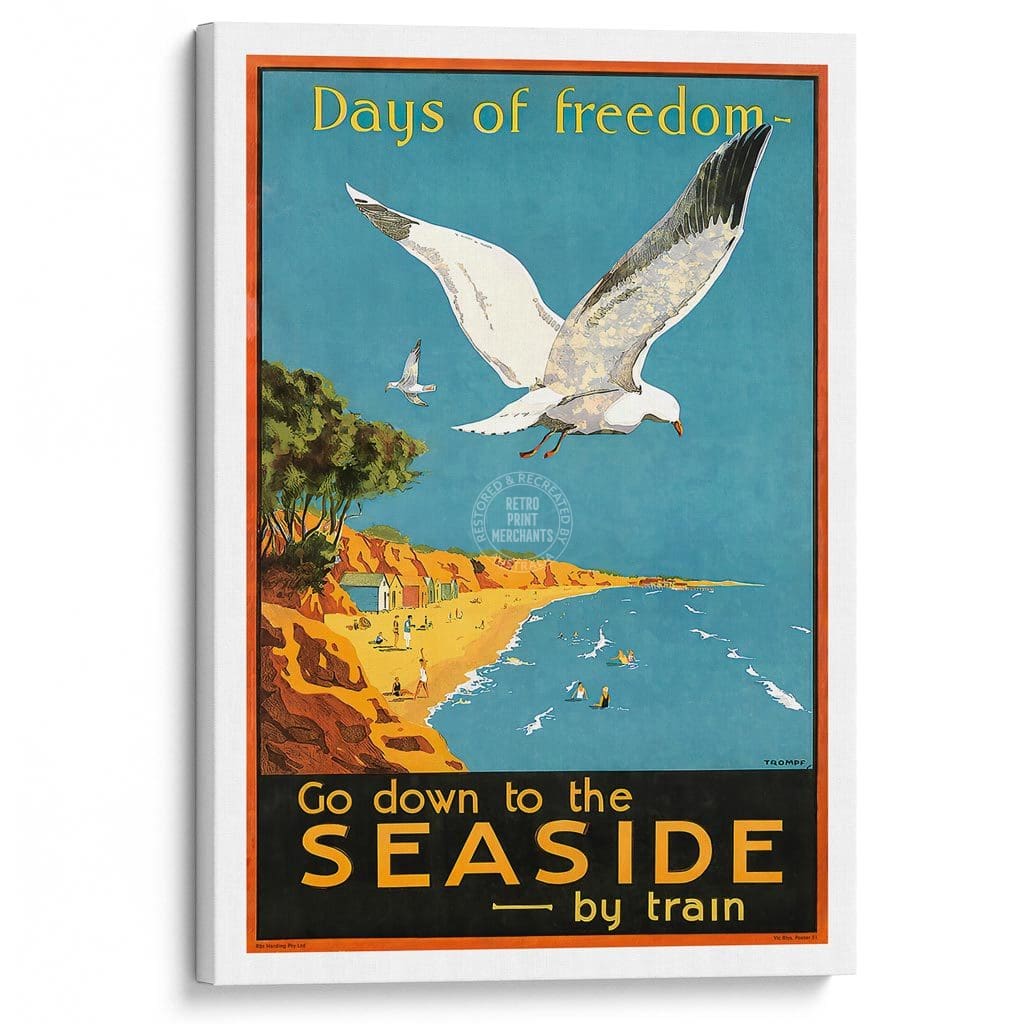 Days Of Freedom | Australia A3 297 X 420Mm 11.7 16.5 Inches / Stretched Canvas Print Art