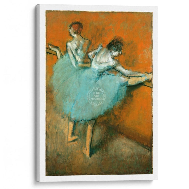 Degas Dancers At The Barre | France A3 297 X 420Mm 11.7 16.5 Inches / Stretched Canvas Print Art